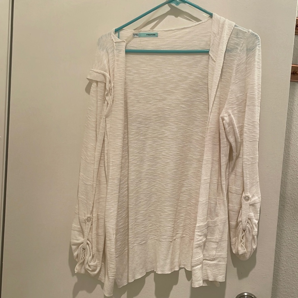 Maurice’s hooded cardigan